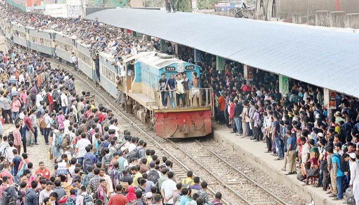 দেশের বর্তমান জনসংখ্যা প্রায় ১৭ কোটি