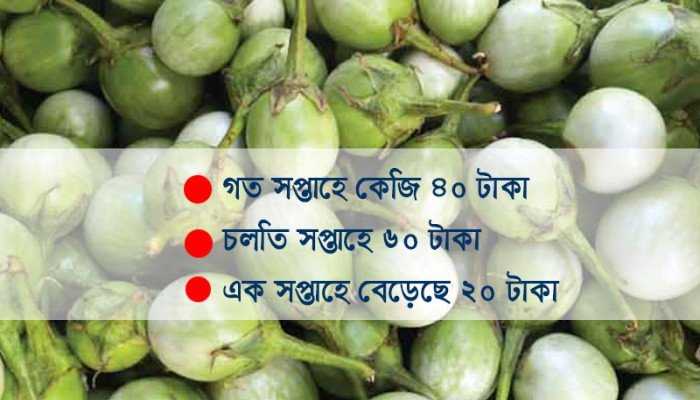 বেগুনের গুণ বেড়েছে, টান পড়েছে পকেটে